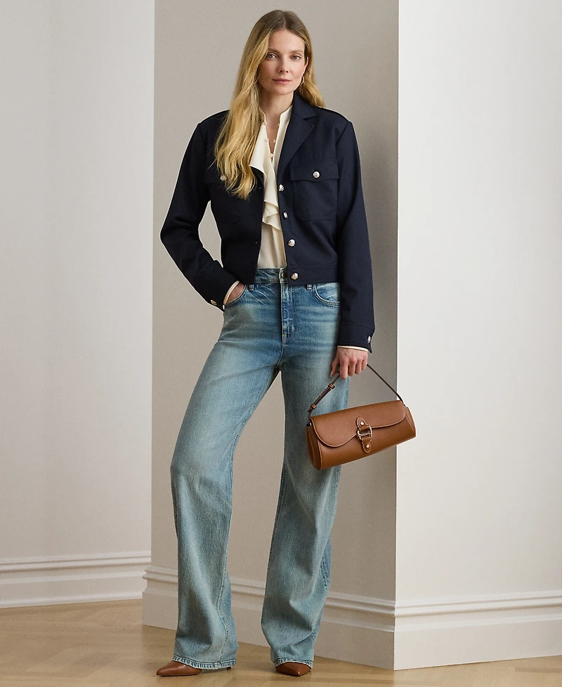 Lauren Ralph Women's Wool Heritage Twill Jacket
