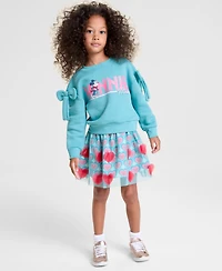 Disney | Macy's Girls 2T-6X Minnie Mouse Long Sleeve Crewneck Sweater, Exclusive