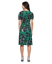 Sl Fashions Women's Printed A-Line Dress