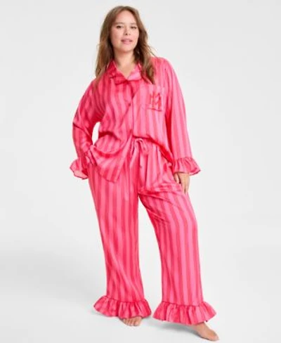 Disney Macys Plus Size Minnie Mouse Satin Pajamas Sleep Set Mens Mickey Mouse Satin Pajamas Sleep Set Macys Exclusive