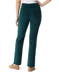 Gloria Vanderbilt Women's Amanda Cord Casual Pants, Regular & Short