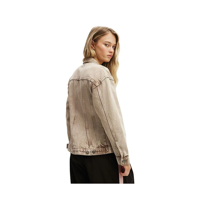 Cotton On Women's Alva Cinched Denim Jacket