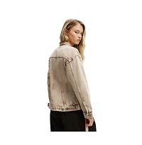 Cotton On Women's Alva Cinched Denim Jacket