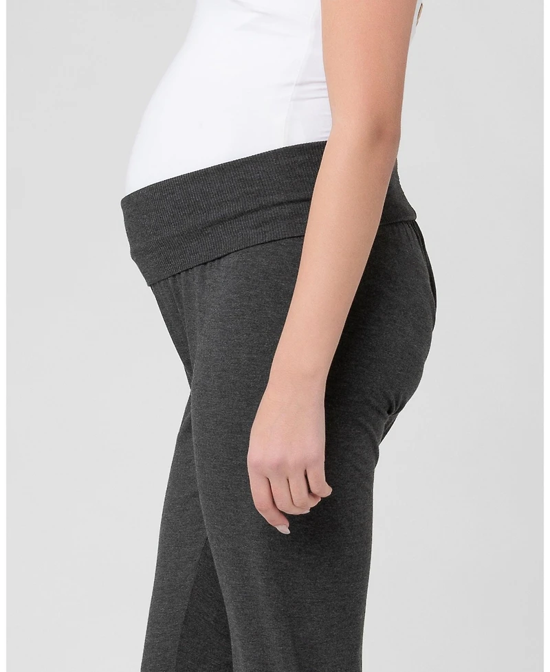Ripe Maternity Comfortable Charcoal Marle Jersey Lounge Pants