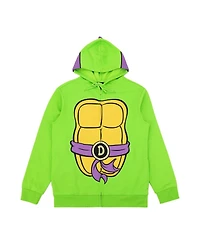 Teenage Mutant Ninja Turtles Donatello Long Sleeve Men's Green Cosplay Hoodie