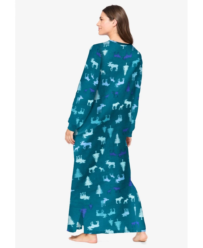 Dreams & Co. Women's Cotton Flannel Lounger