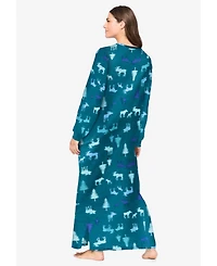 Dreams & Co. Women's Cotton Flannel Lounger