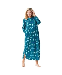 Dreams & Co. Women's Cotton Flannel Lounger