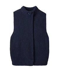 Celtic & Co. Women's Donegal Ribbed Crew Neck Waistcoat