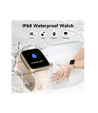 Ruxing Smart Smartwatch, Alexa Voice Assistant, Wireless Calling/Dialing, Call Reminder And Rejection, Multi-Sport Mode, Sms Reminder, 1.83-Inch Hd Sc