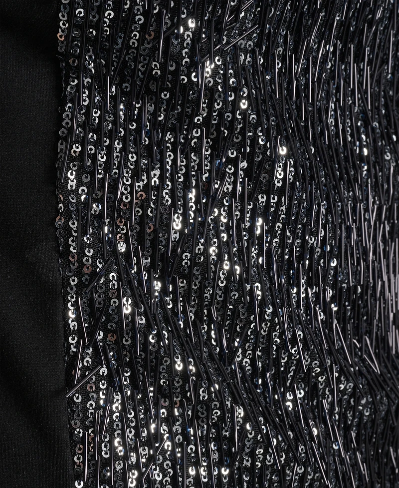 Dkny Women's Sequin Panel Sleeveless Top