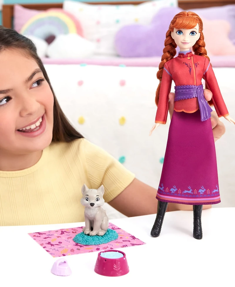 Disney Princess Disney Frozen Anna Fashion Doll and Wolf Cub Figure