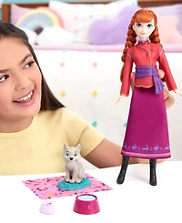 Disney Princess Disney Frozen Anna Fashion Doll and Wolf Cub Figure
