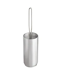 iDesign Stainless Steel Toilet Brush and Holder for Bathroom - Brushed