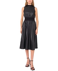 1.state Women's Mock Neck Midi Dress