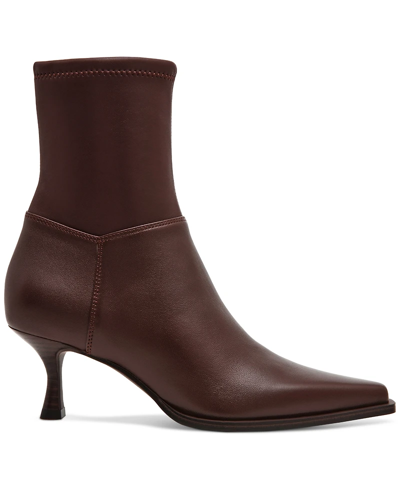 Steve Madden Stasia Kitten-Heel Sock Booties