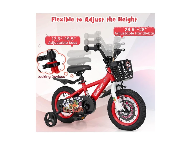 Akiudex Kids Bike with Adjustable Seat