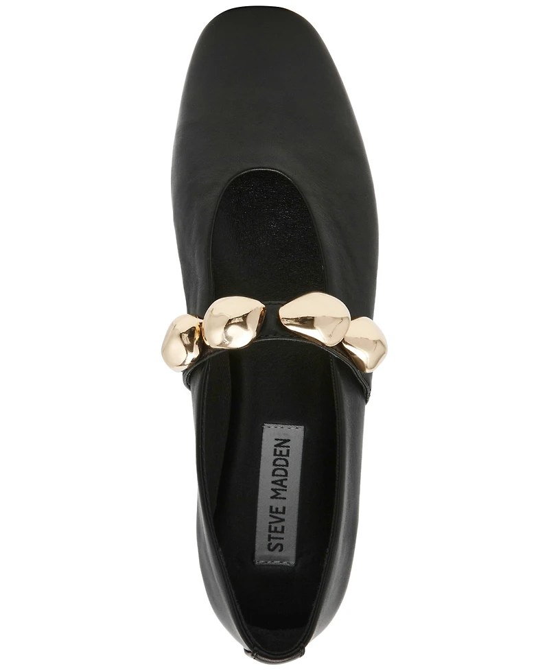 Steve Madden Poppin Embellished Mary-Jane Flats