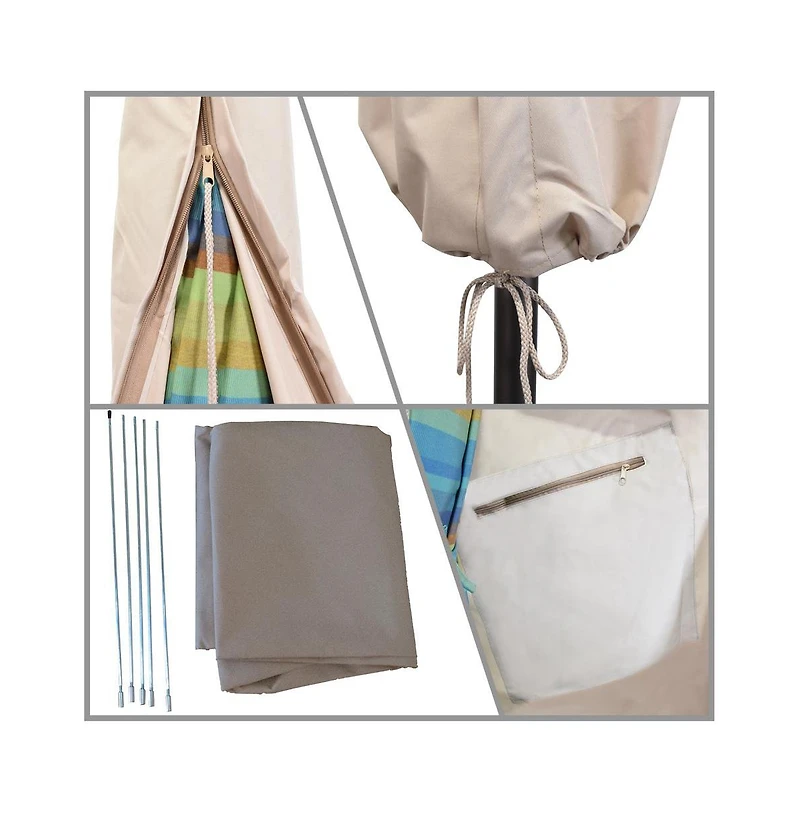 California Umbrella 10' Protective Cover Beige