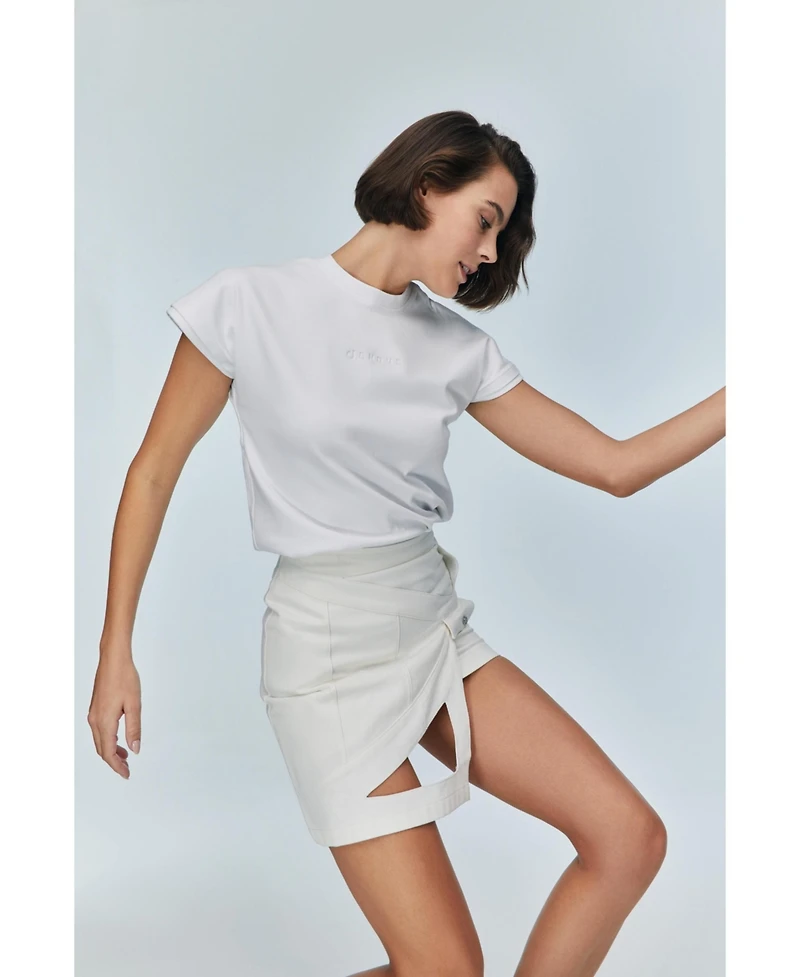 Jendue Women's Ron Eye Mini Skirt