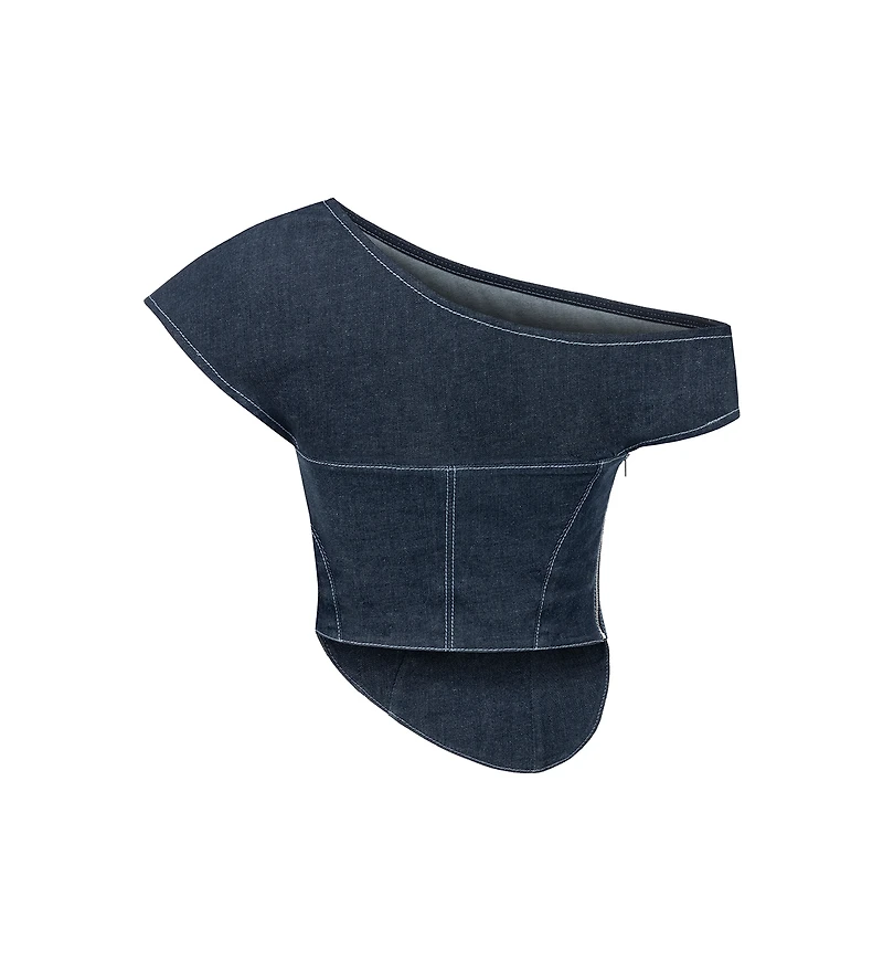 Jendue Us Women's Vonk Crop Denim Top - Stylish Jean Vest