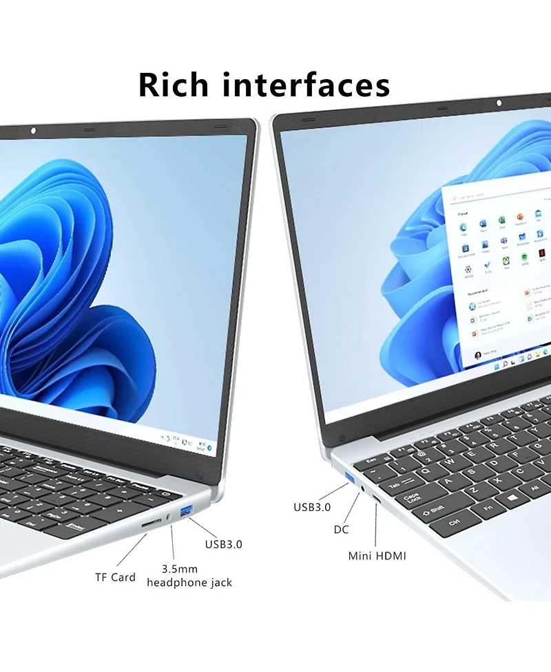 Kuu Laptop Computer, 16GB DDR4 512GB Ssd,Core N95, 15.6" Fhd Ips, 2.4G/5G WiFi, Webcam, Cooling Fan, Fingerprint Unlock, Backlit Keyboard
