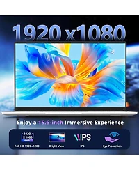 Kuu 15.6'' Laptop Computer, Gaming Laptops for N4000 Processor,8GB Ram, 256GB Ssd, Fhd 1920x1080 Display, WIFI5, BT4.2, Mini Hdmi,38Wh,Supports 180 An