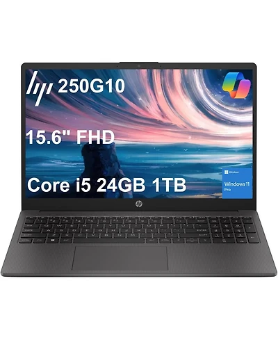 Kuu 255 G10 Business Laptop 250 Series (15.6" Fhd Ips Anti-glare, 24GB Ram, 1TB Ssd, Intel 10-Core i5-1334U (> Amd Ryzen 7-7530U)), Military Grad