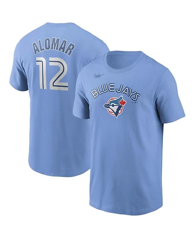 Nike Men's Roberto Alomar Powder Blue Toronto Jays Cooperstown Collection Name Number T-Shirt