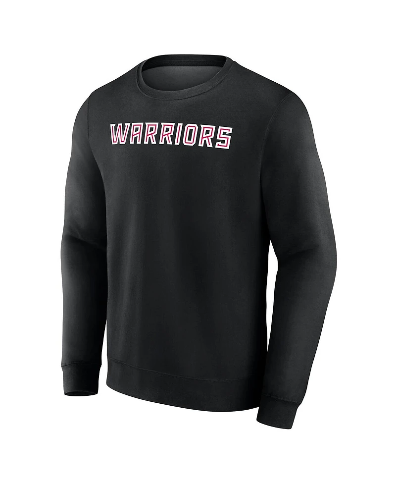 Fanatics Men's Black East Stroudsburg Warriors Short Name Pullover Sweatshirt
