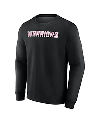 Fanatics Men's Black East Stroudsburg Warriors Short Name Pullover Sweatshirt