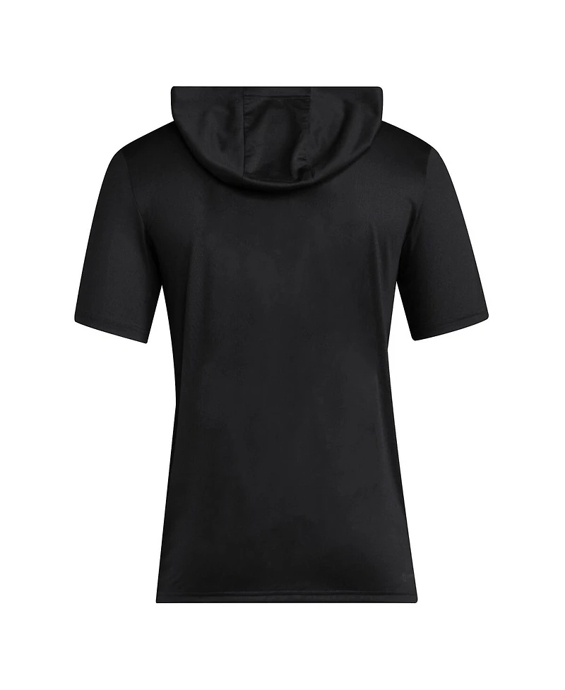Adidas Men's Black Texas Tech Red Raiders 2025 Areoready Sideline Training Hooded T-Shirt