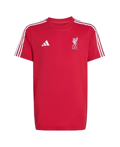 Adidas Big Boys and Girls Red Liverpool Dna T-Shirt