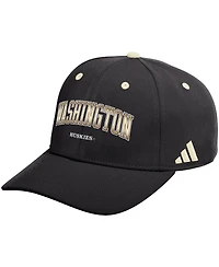 Adidas Men's Black Washington Huskies Seasonal Flex Hat