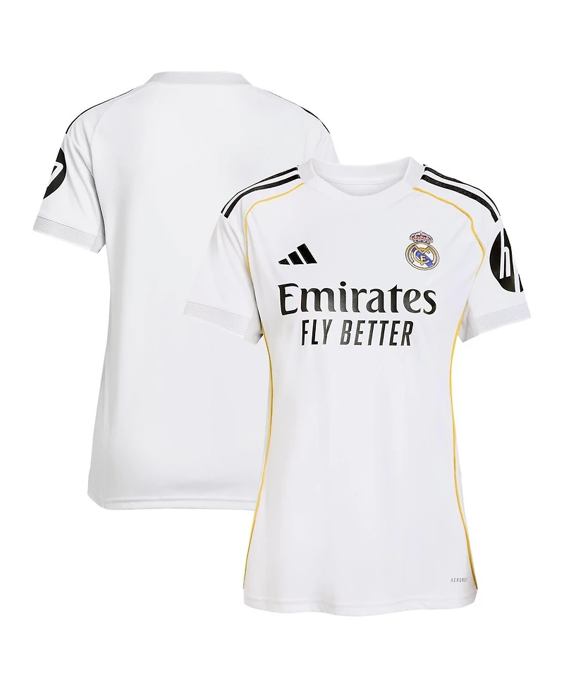 Adidas Women's White Real Madrid 2025/26 Home Replica Jersey