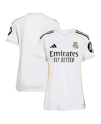 Adidas Women's White Real Madrid 2025/26 Home Replica Jersey