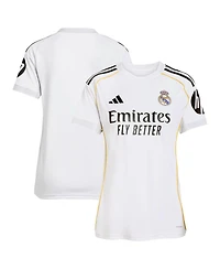 Adidas Women's White Real Madrid 2025/26 Home Replica Jersey