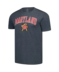 Fanatics Unlabeled Heather Charcoal Maryland Terrapins Basic T-Shirt