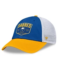 Fanatics Men's Royal Buffalo Sabres Fundamental One-Time Trucker Adjustable Hat