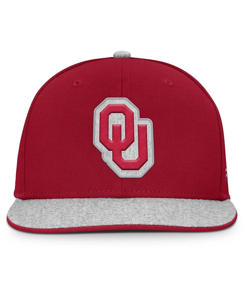 Fanatics Men's Crimson Oklahoma Sooners Loden Snapback Hat