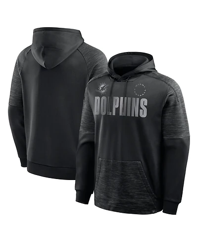 Fanatics Men's Black Miami Dolphins Chip Shot Pullover Hoodie