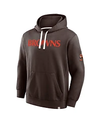 Fanatics Men's Brown Cleveland Browns New Horizons Heritage Pullover Hoodie