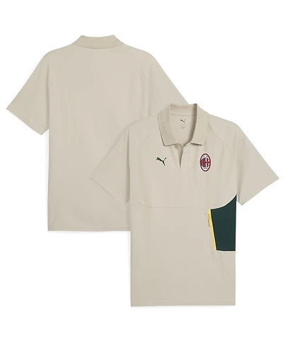 Puma Men's Beige Ac Milan Pumatech Polo Shirt