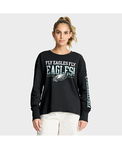 Fanatics Women's Black Philadelphia Eagles Hometown Legacy Long Sleeve T-Shirt
