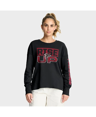 Fanatics Women's Black Atlanta Falcons Hometown Legacy Long Sleeve T-Shirt