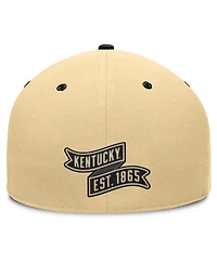 Fanatics Men's Khaki/Black Kentucky Wildcats Balance Fitted Hat