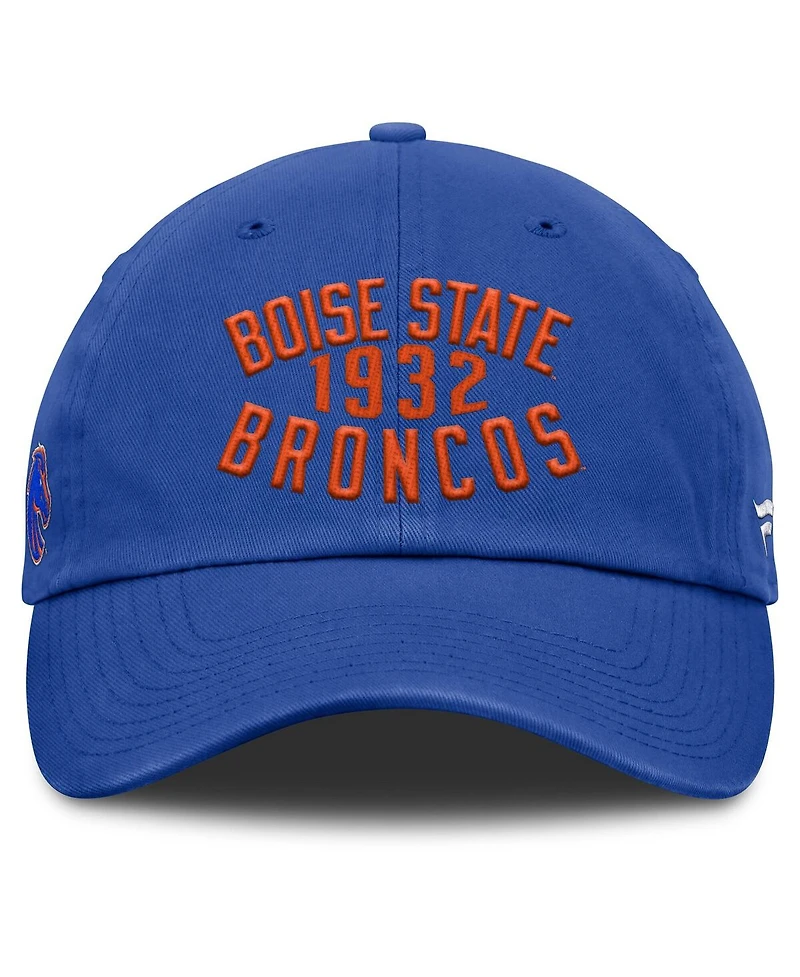 Fanatics Men's Royal Boise State Broncos Archer Adjustable Hat