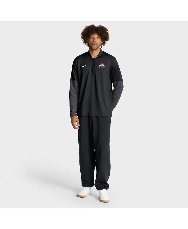 Nike Men's Ohio State Buckeyes One Goal Performance Half-Zip Pullover Sweatshirt
