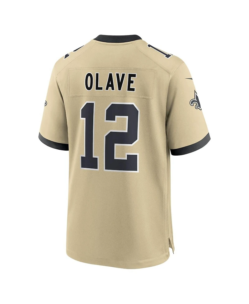 Nike Big Boys and Girls Chris Olave Gold New Orleans Saints Gameday Golds Alternate Game Player Jersey