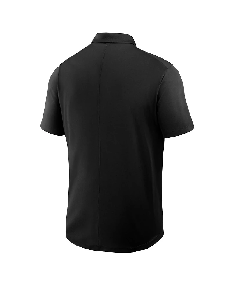 Nike Men's Black West Virginia Mountaineers Built on Bravery Victory Dri-fit Polo Shirt